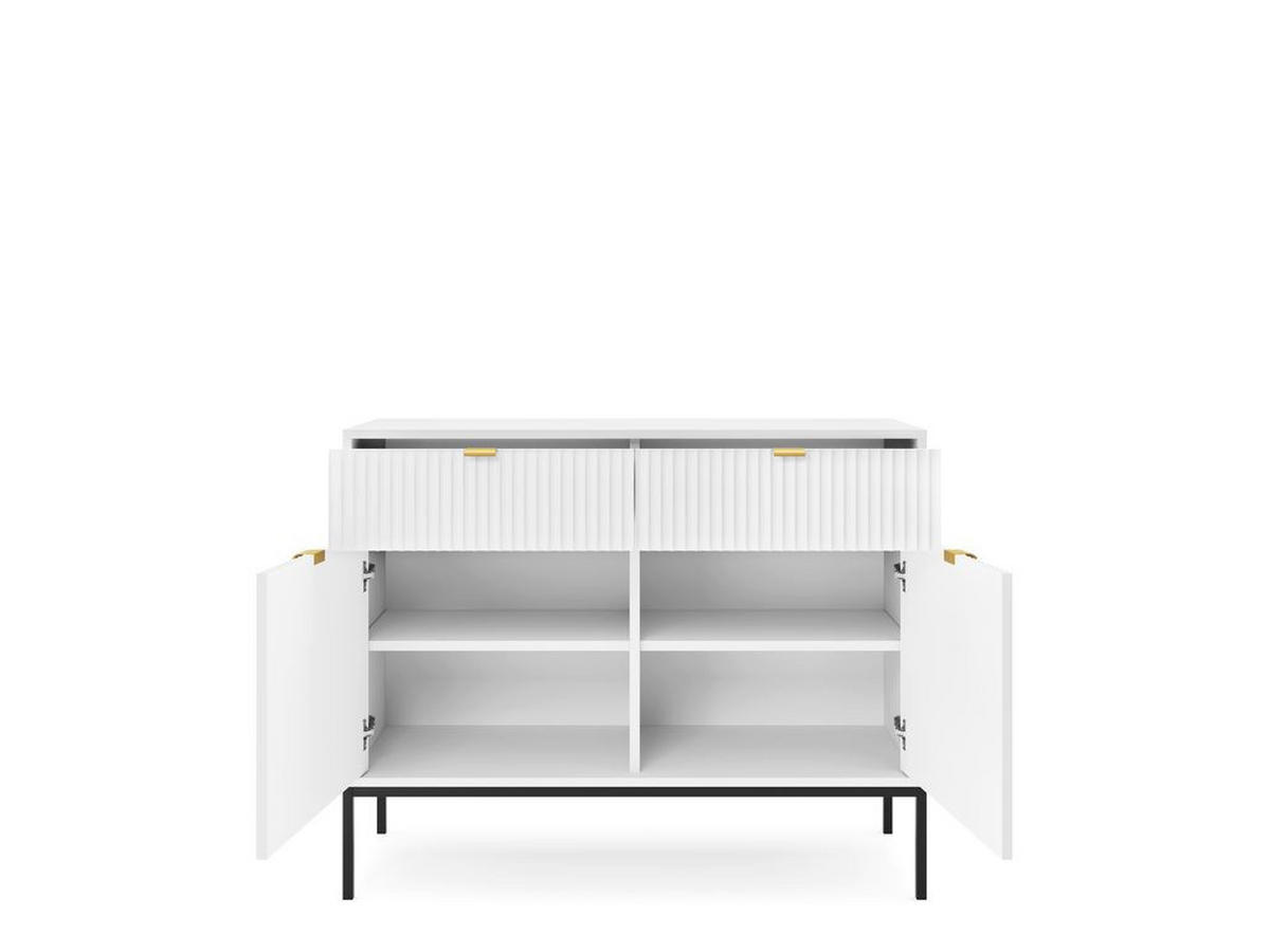KOMMODE – KSZ104 – 104 cm – NOVA – Weiß - Weiß, Holzwerkstoff (104/83/39cm) - hi-markt