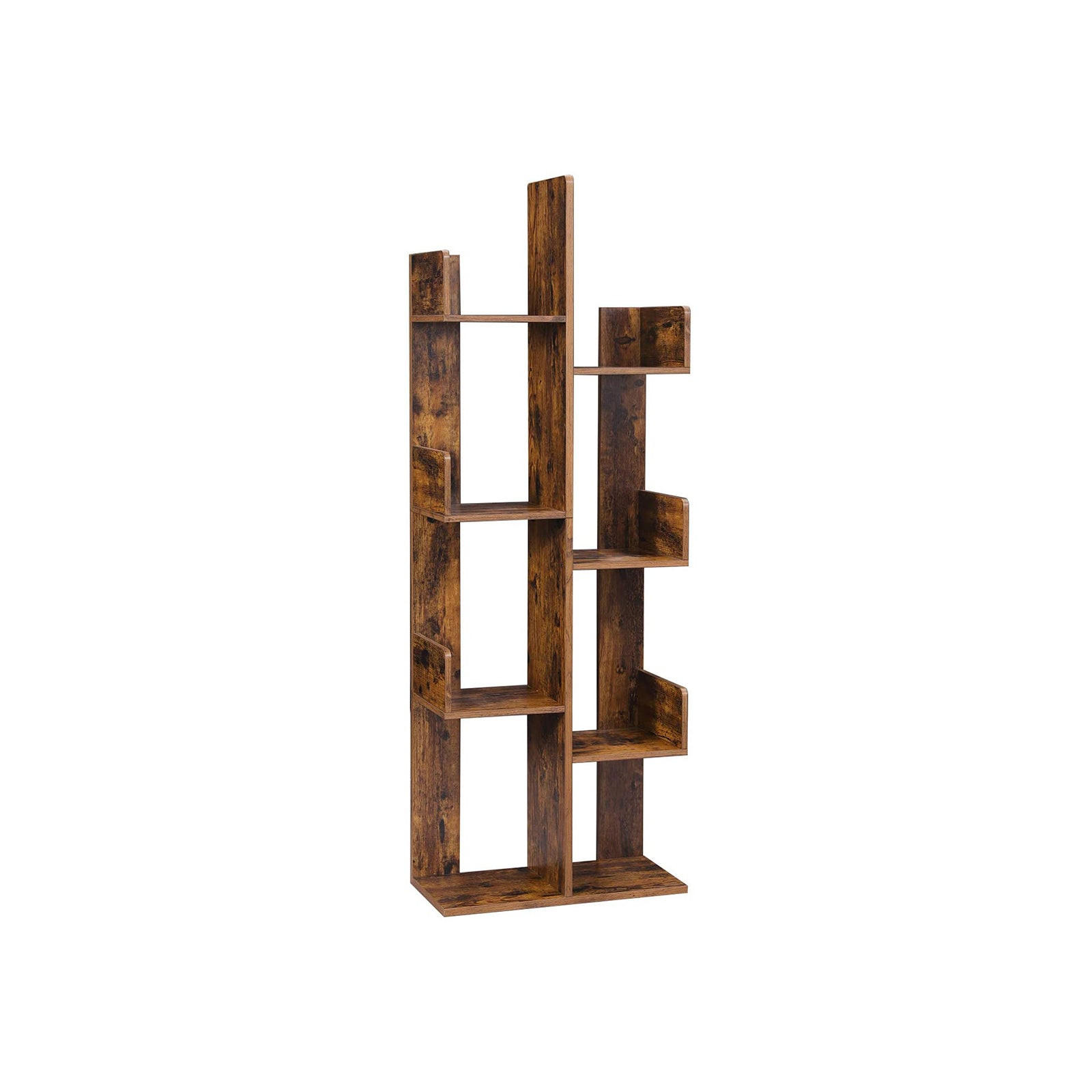 STANDREGAL BÜCHERREGAL - Braun, Holzwerkstoff (25/140/50cm) - Hansiro