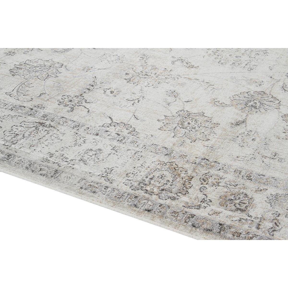 TEPPICH Viskose Graues Muster 160x230 cm RYAD - Grau, Textil (160/230cm) - Miliboo