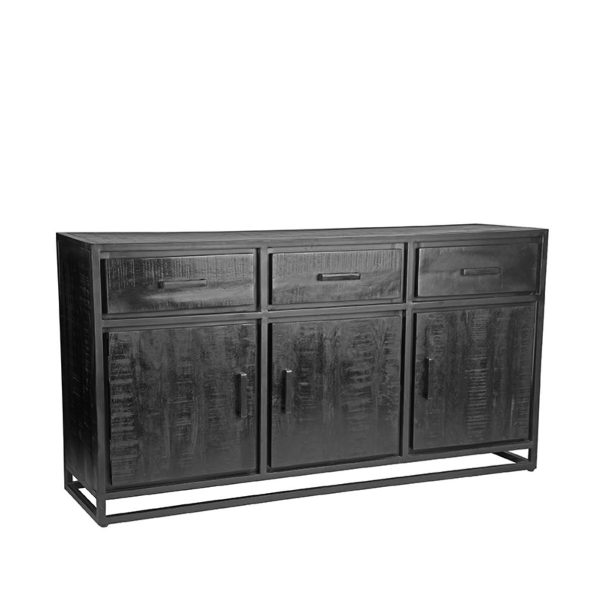 Label51 Sideboard Schwarz 170x90x45 cm