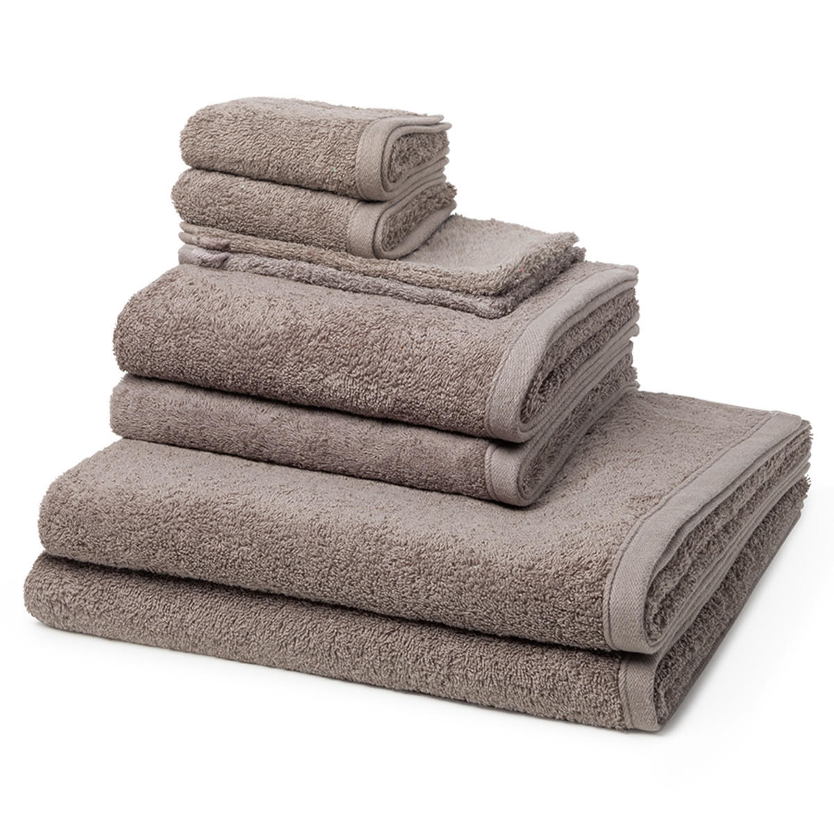 FROTTIERSET Vita 8-teilig - Grau, Textil (50/100cm) - Ross