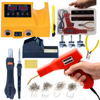 LÖTKOLBEN OH660 2-in-1 Set, Hot-Air 600 W, 60 W, 100-500 °C, 22 mm Düse, Tacker 200 Klammern - Multicolor, Kunststoff/Metall (10/10/10cm)