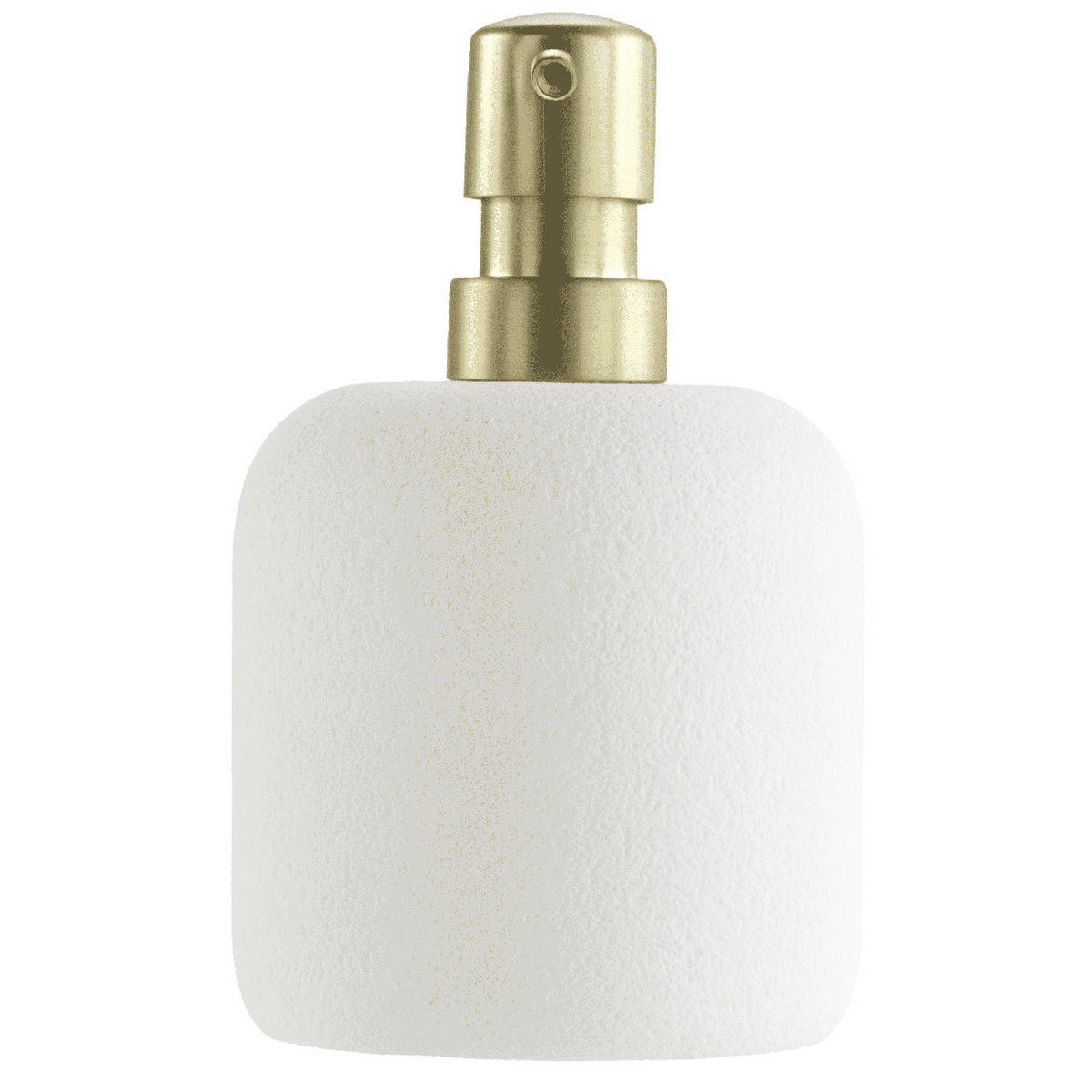 FLÜSSIGSEIFENSPENDER Aquamarbre 9,4/9,4/14,8 cm - Weiß, Kunststoff (9.4/14.8/9.4cm) - Douceur d´intérieur
