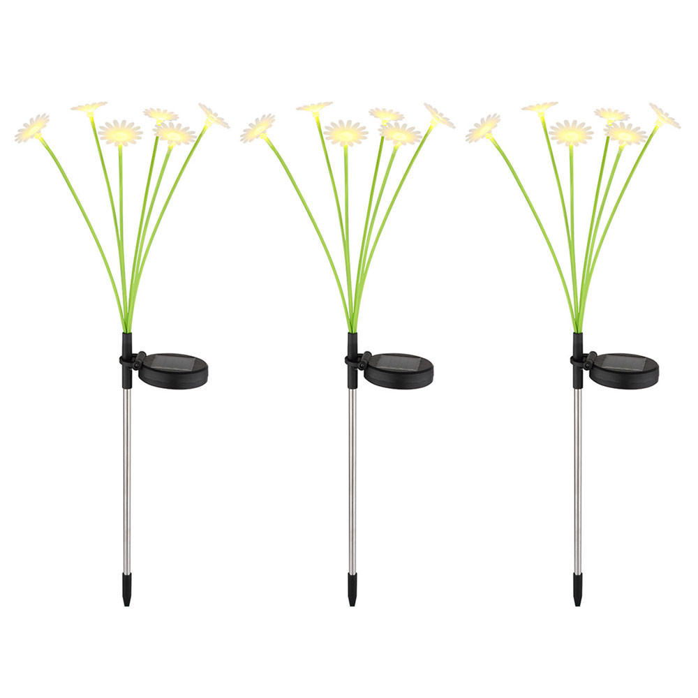 LED SOLAR STECKLEUCHTE Grün Matt 3er Set - Grün, Metall (20/20/70cm) - Globo Lighting