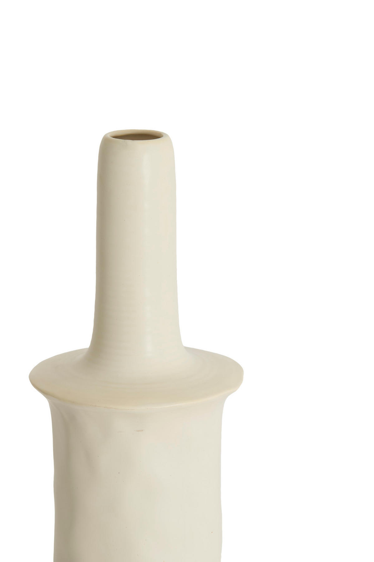 VASE Sennes Weiß Ø20/65,5 cm - Weiß, Keramik (65.5cm) - Light & Living