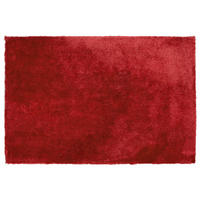 SHAGGY-TEPPICH Evren 230/160 cm - Rot, Kunststoff (160/230cm) - Beliani