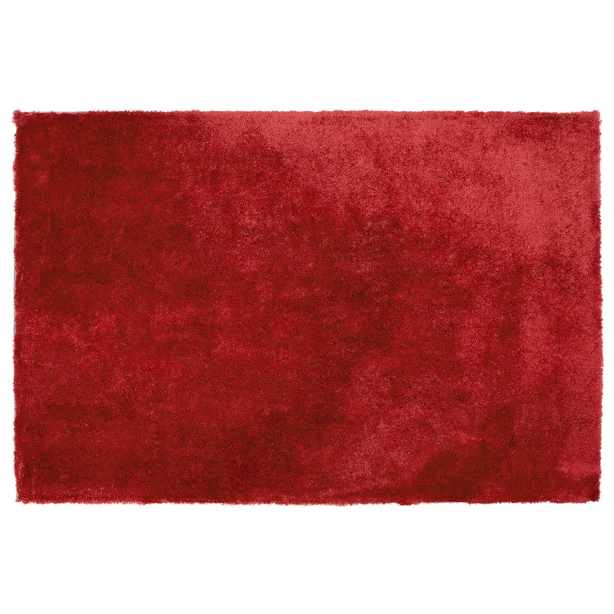 SHAGGY-TEPPICH Evren 230/160 cm - Rot, Kunststoff (160/230cm) - Beliani