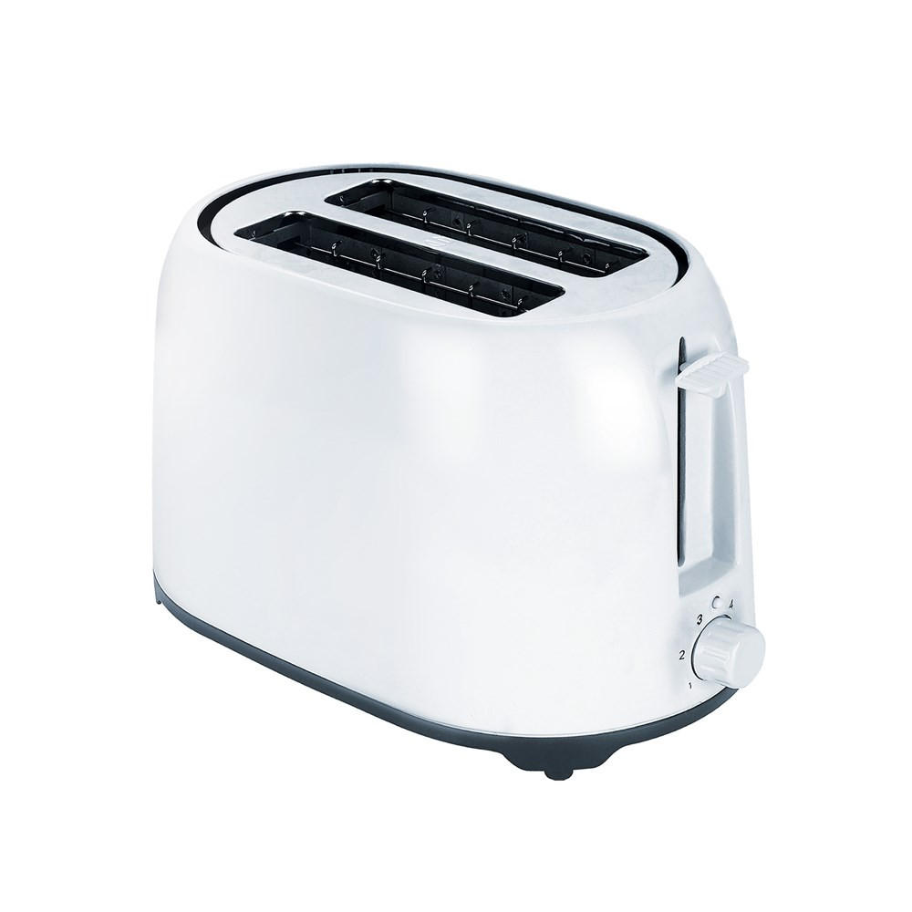 TOASTER Weiß 25.5/18/15.5 cm MR702 - Weiß, Kunststoff (18/15.5/25.5cm) - Maestro 