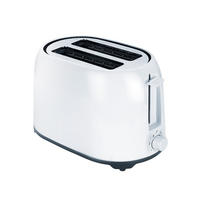 TOASTER Weiß 25.5/18/15.5 cm MR702 - Weiß, Kunststoff (18/15.5/25.5cm) - Maestro 