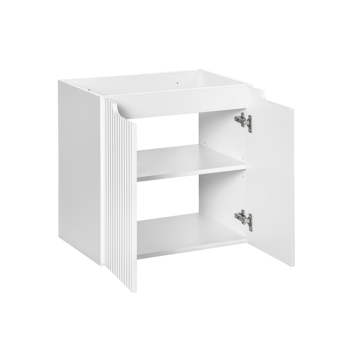SKŘÍŇKA POD UMYVADLO 60cm Riva Bílá - bílá, kompozitní dřevo (60/57/39cm) - Petits-meubles