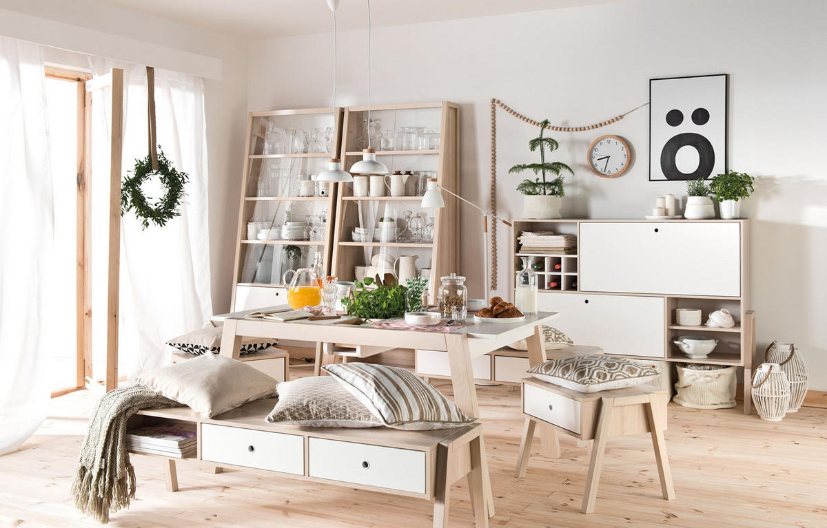 VITRINE SPOT - Weiß, Holzwerkstoff (88/210/56.5cm)