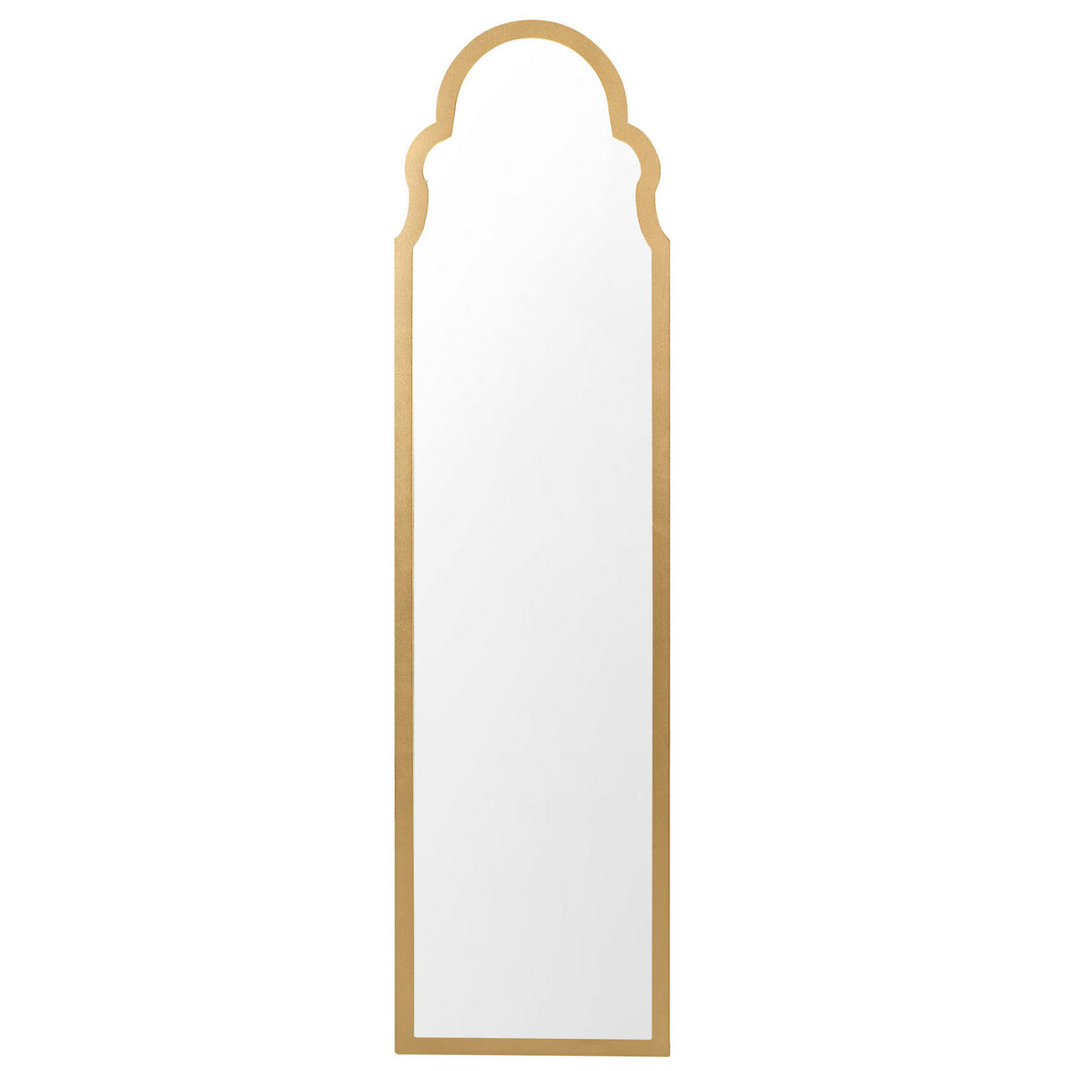 STEHSPIEGEL gold 40/150 cm Chatillon - Goldfarben, Holzwerkstoff (40/150/60cm) - Beliani