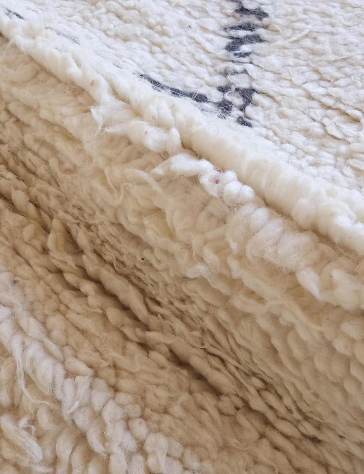 BERBERTEPPICH Wolle elegant 207x 283 cm - Weiß, Naturmaterialien (207/283cm) - AFK Living