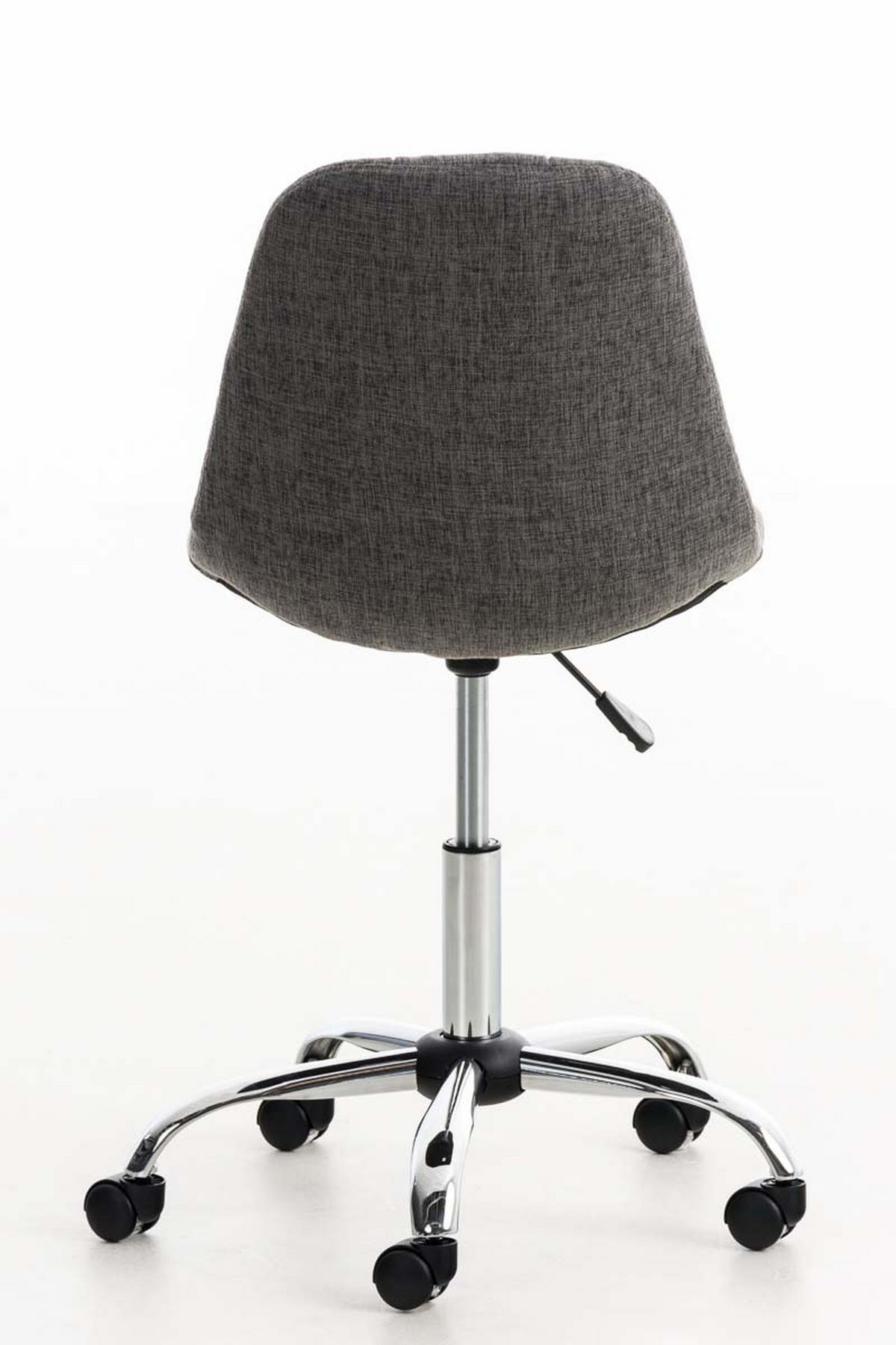 BÜROSTUHL Emily, Stoff Hellgrau - Grau, Textil/Metall (55/91/55cm) - TPFLiving