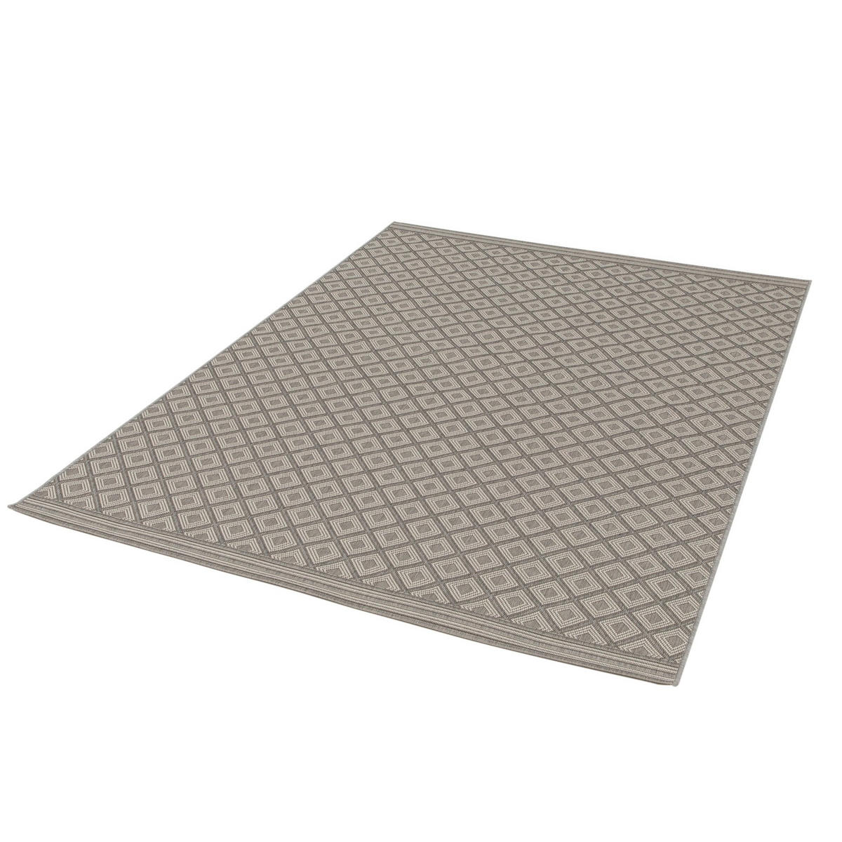 TEPPICH für Innen und Außen grau - Grau, Textil (160/230cm) - AFK Living