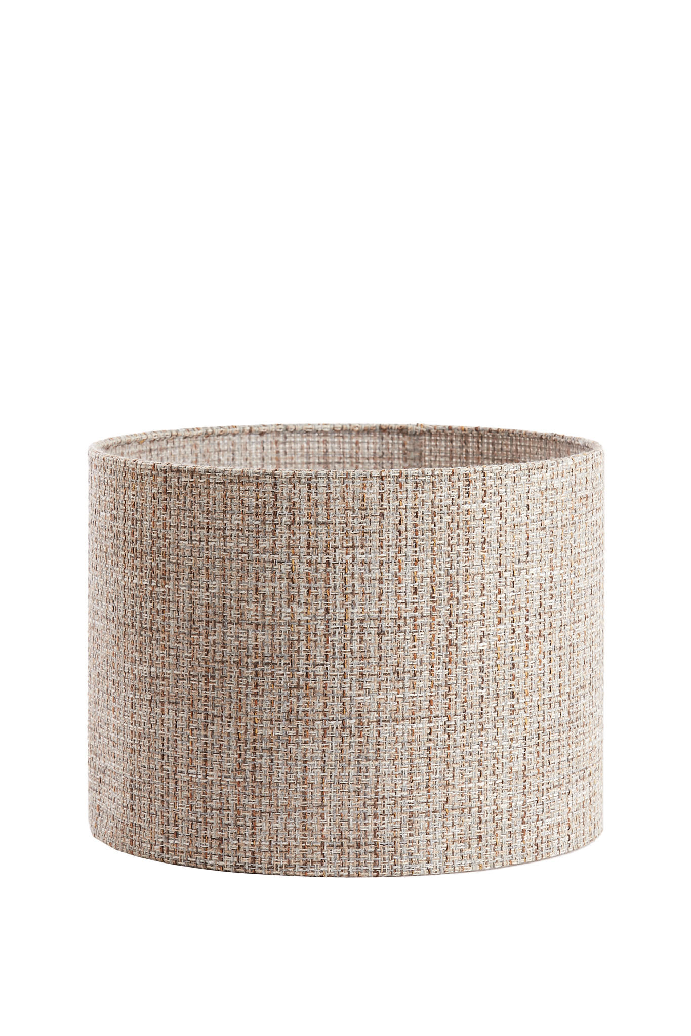 LAMPENSCHIRM Okavi Braun 40/40/30 cm - Braun, Textil (40/40/30cm) - Light & Living