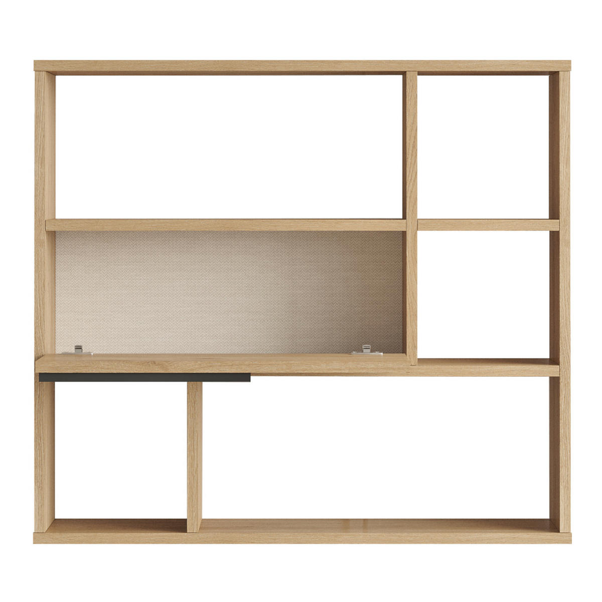 WANDREGAL Kvænangen - Eichefarben, Holzwerkstoff (22/81/90cm) - [en.casa]