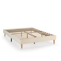 POLSTERBETT 140x200 cm Niebla, Beige - Beige, Textil (140/200cm) - VS Venta-stock