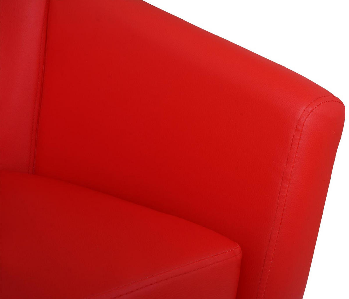 LOUNGE-SESSEL Rot - Rot, Textil (72/72/60cm) - MCW