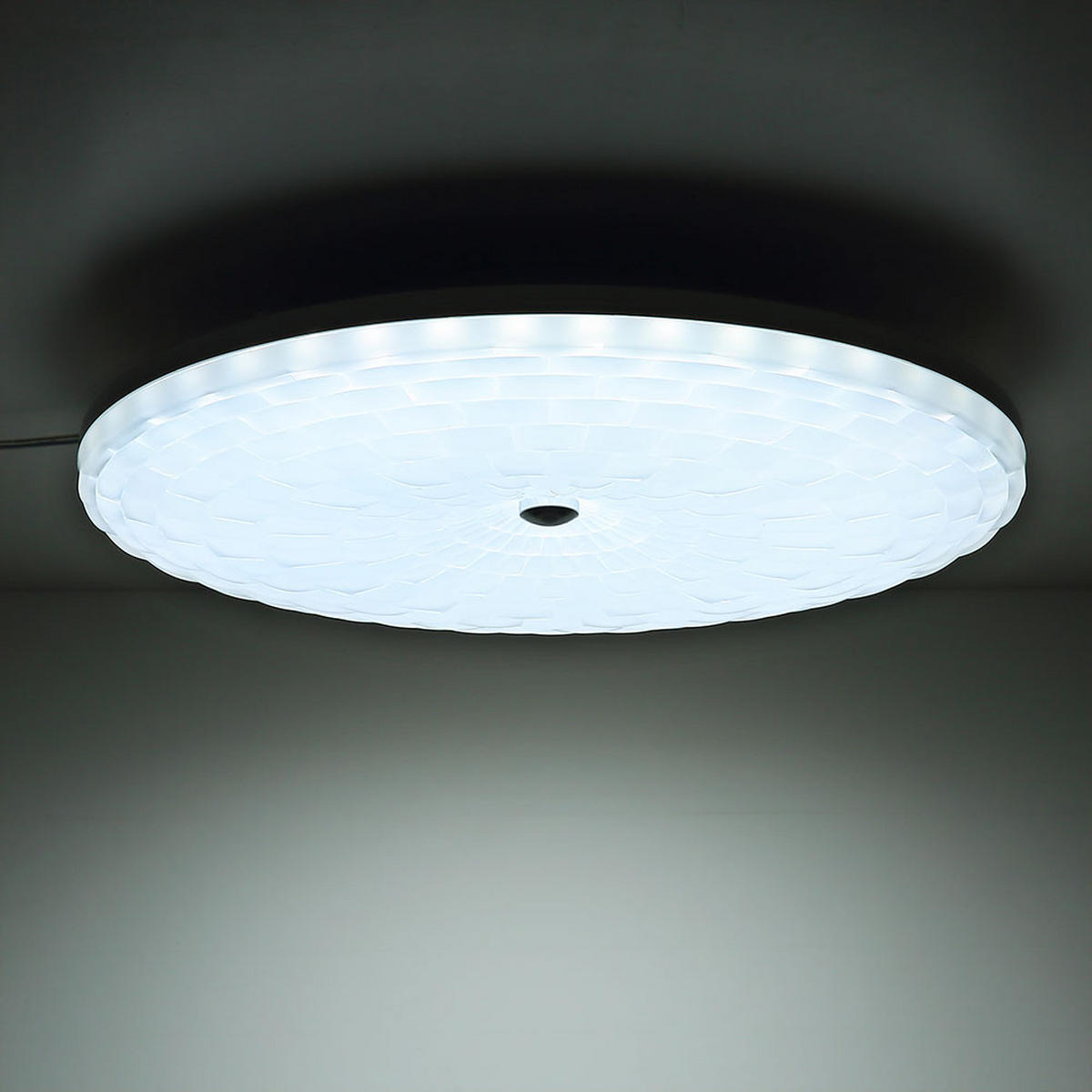 LED DECKENLEUCHTE Metall Weiß - Weiß, Metall (48.5/48.5/10cm) - Globo Lighting
