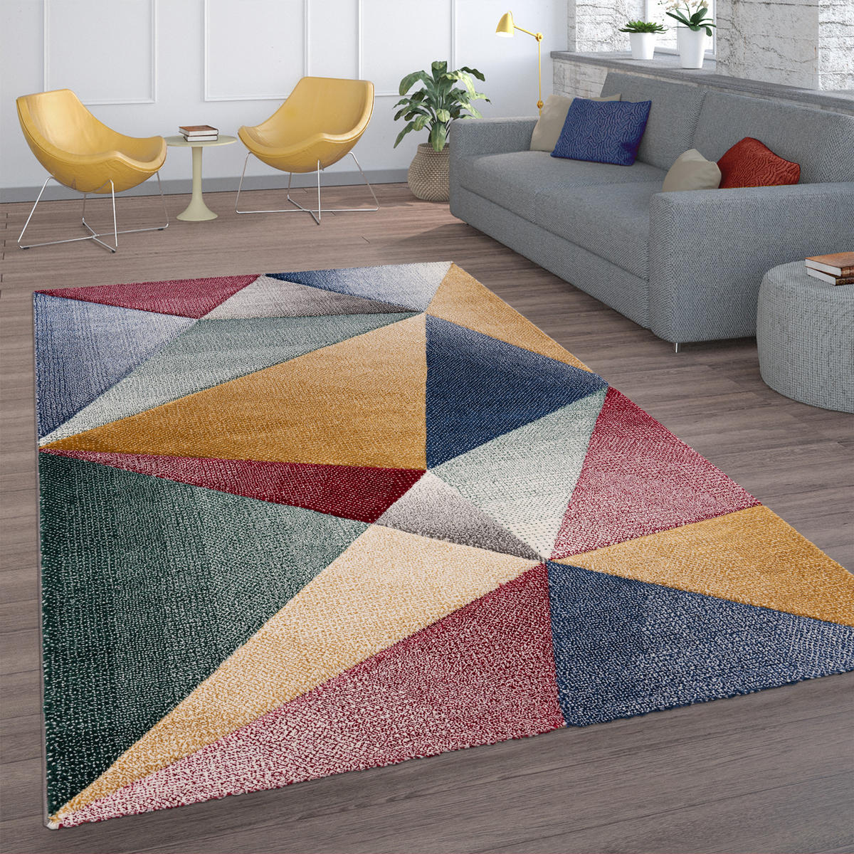 KURZFLORTEPPICH 240/330 cm Smaragd 762 - Multicolor, Textil (240/330cm) - Paco Home