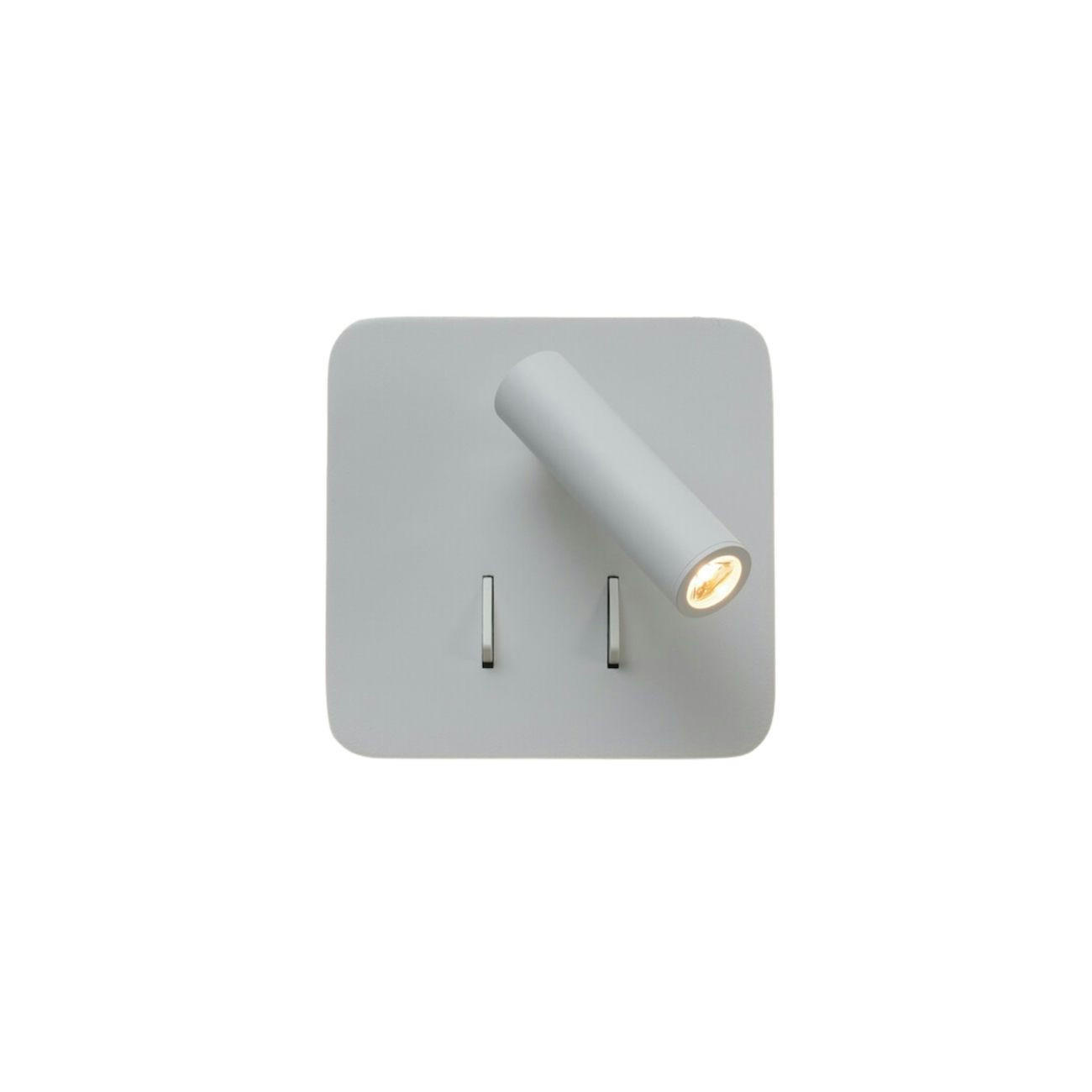 WANDLEUCHTE Bilbao, Weiß, 13cm - Weiß, Metall (13/13/13cm) - KOSILUM