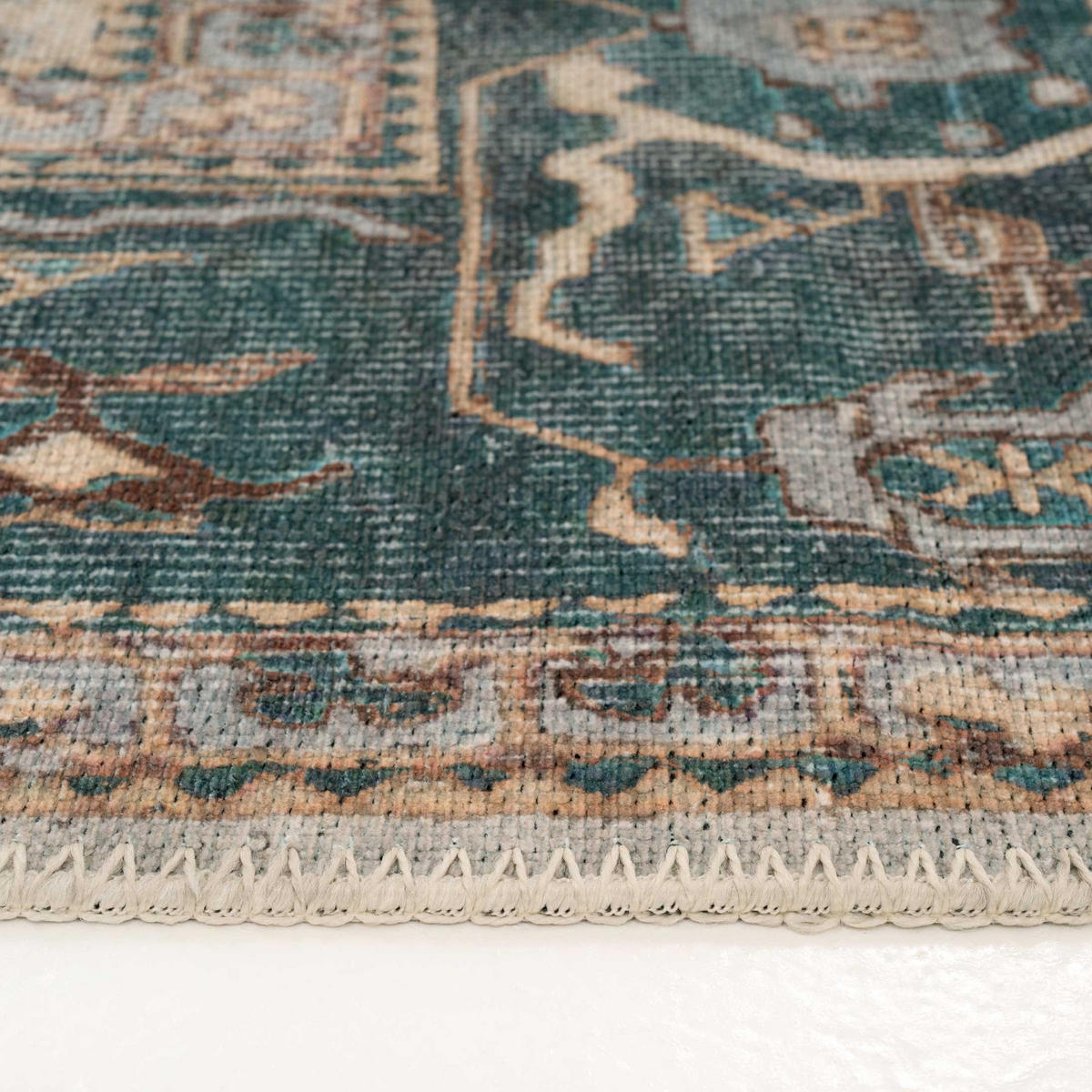 FLACHWEBETEPPICH Cyrus Blau - Blau, Textil (200/290cm) - Kukoon Rugs