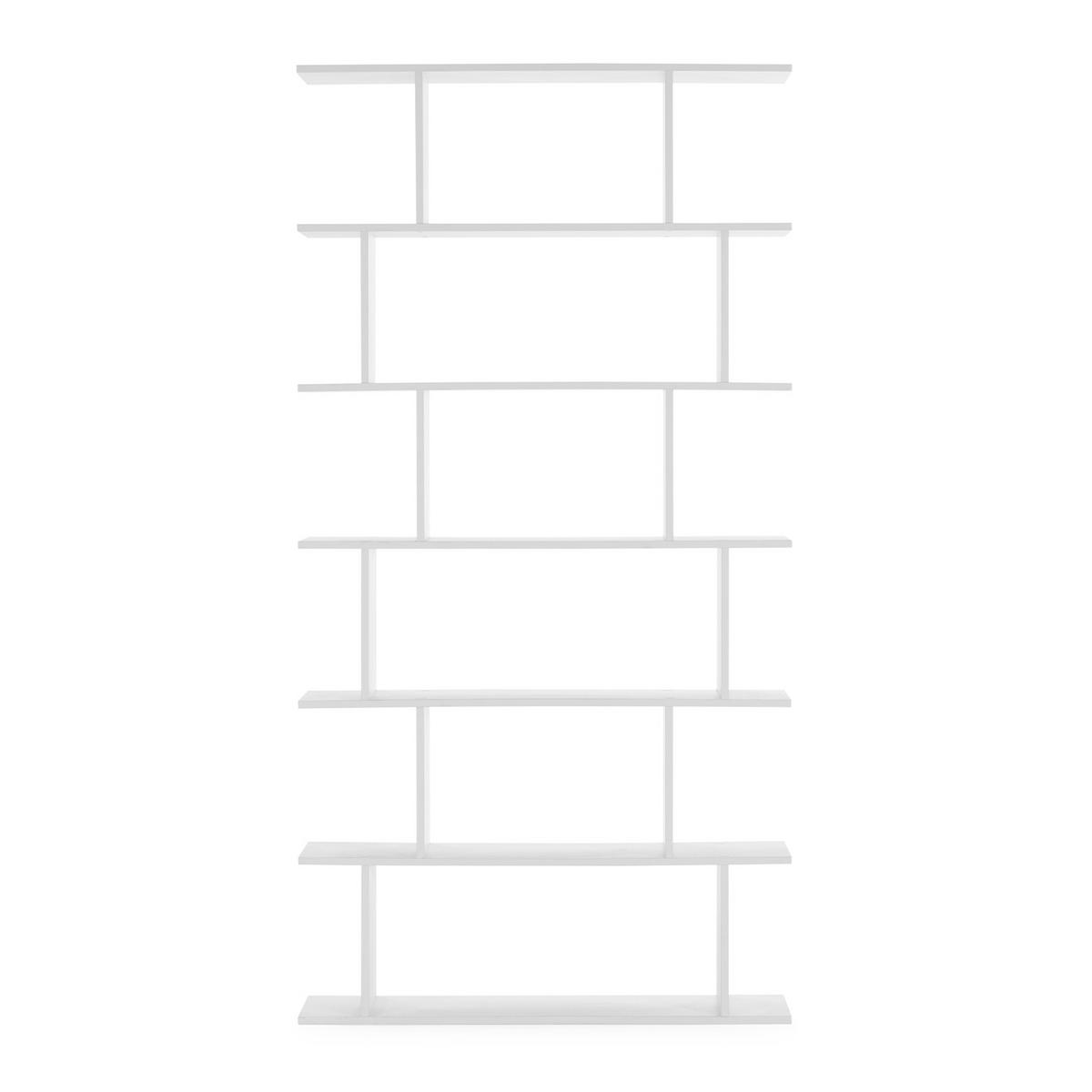 REGAL Osaka 6 fächern weiße Farbe - Weiß, Holzwerkstoff (98/191/25cm) - VS Venta-stock
