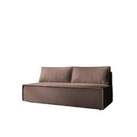 SCHLAFSOFA Amanda In Zoom - Braun, Holzwerkstoff/Textil (200/89/100cm) - Fun Möbel