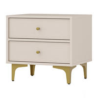NACHTTISCH TORINO 51,8/48,5/40,8 cm Beige - Beige, Holzwerkstoff (51.8/48.5/40.8cm) - MASSENO