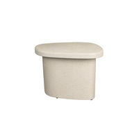 BEISTELLTISCH Veda Hoch Recycelt Beige - Beige, Stein (56/45/41cm) - Dutchbone