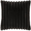 KISSENHÜLLE Raya Streifen Look anthrazit - Anthrazit, Textil (45/45cm) - Magma Heimtexx