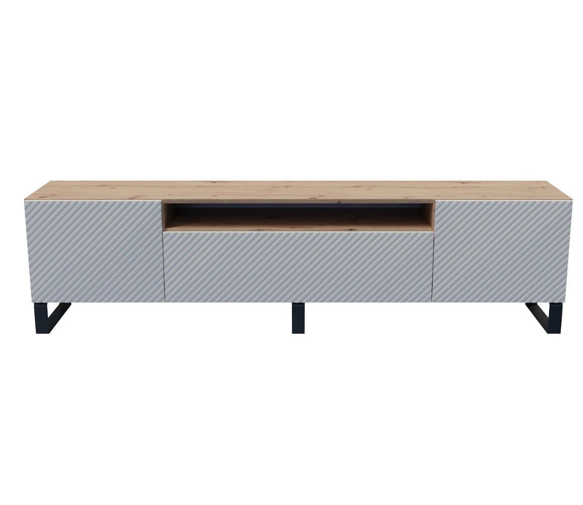 Masseno Lowboard Eiche Artisan 200x41x40 cm