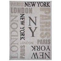 TEPPICH MELISSA Grau 160/230 cm - Grau, Kunststoff (160/230cm) - Tapiso