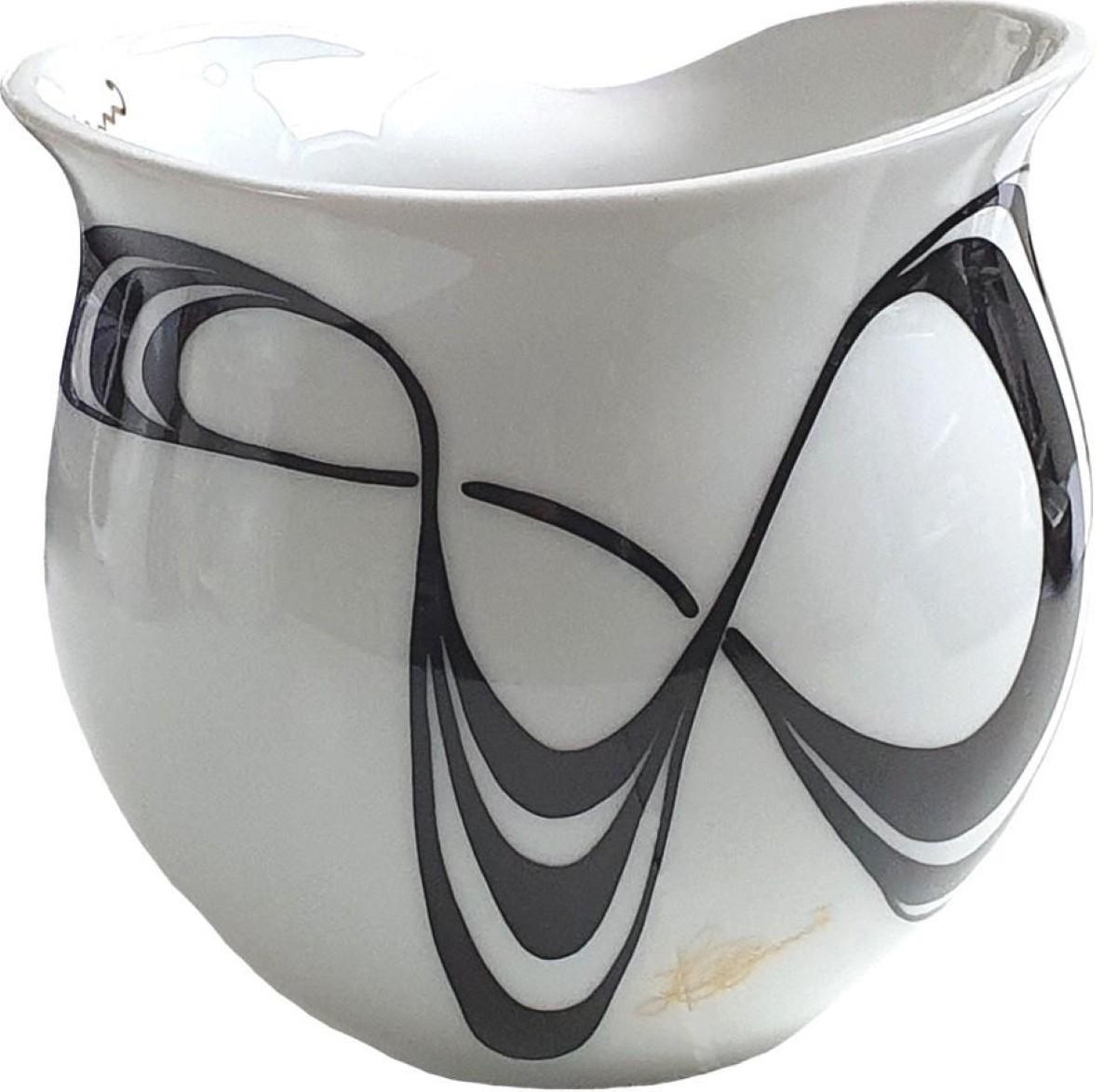 KAFFEEBECHER XXL Capriole black - Multicolor, Keramik (0.6L) - Luigi Colani Porzellan