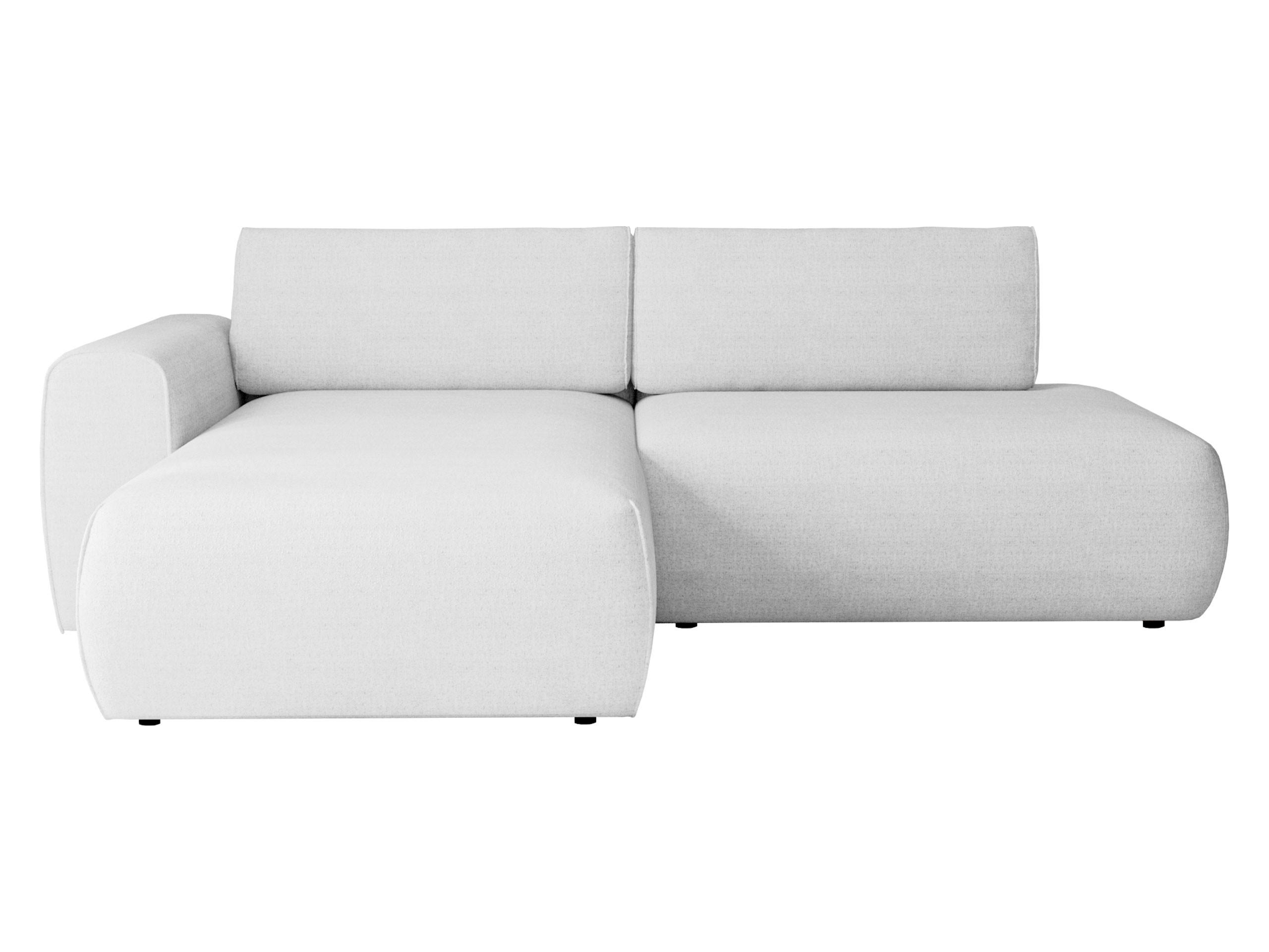 ECKSOFA Mila - Hellgrau/Schwarz, Holzwerkstoff/Kunststoff (256/164cm) - MIRJAN24