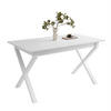 ESSTISCH ARTON II ausziehbarer Tisch 140-195 cm für 6-8 Personen - Weiß, Holzwerkstoff/Metall (140/80/77cm) - Lookway