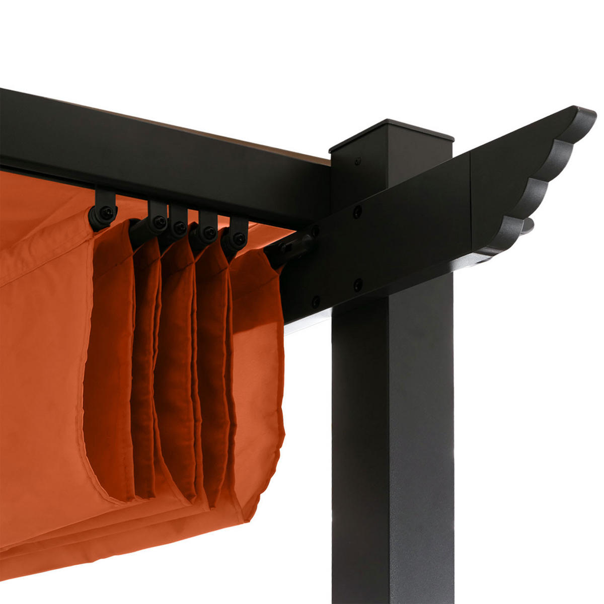PERGOLA Rotbraun - Rotbraun, Textil (300/240/300cm) - MCW