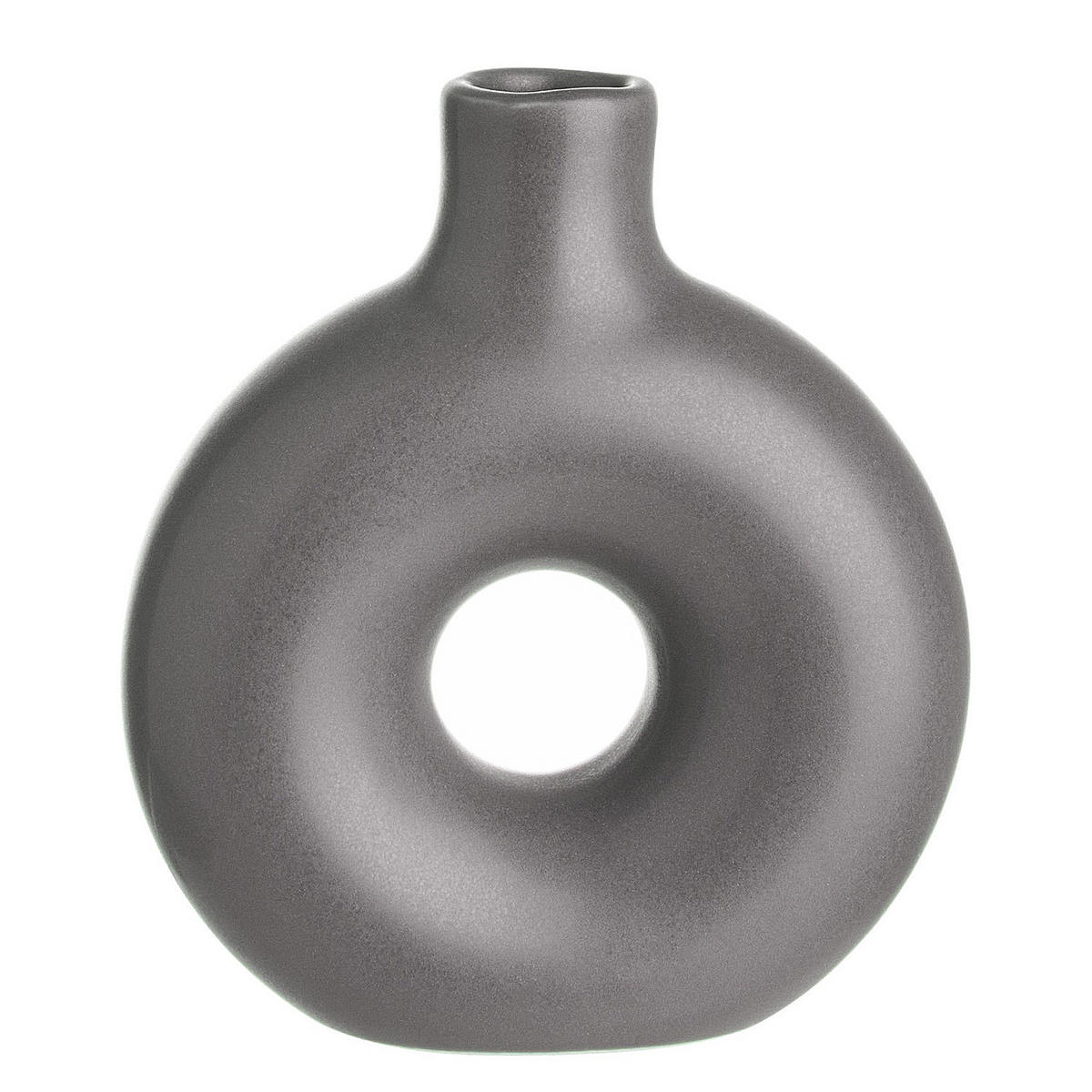 MINI-VASE (6er Set) Loopy - Grau, Stein (12cm) - Butlers