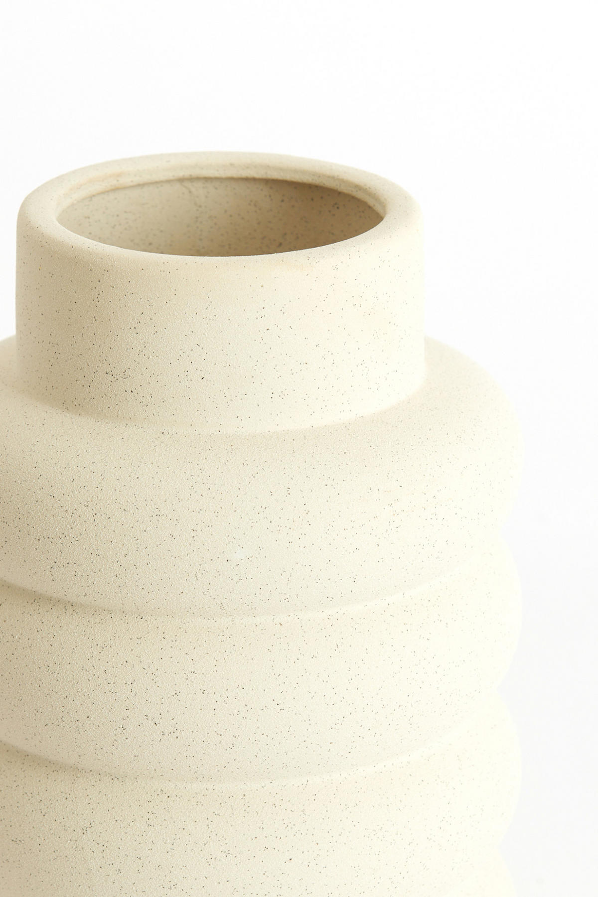 VASE Triora Weiß Ø23/32,5 cm - Weiß, Keramik (32.5cm) - Light & Living
