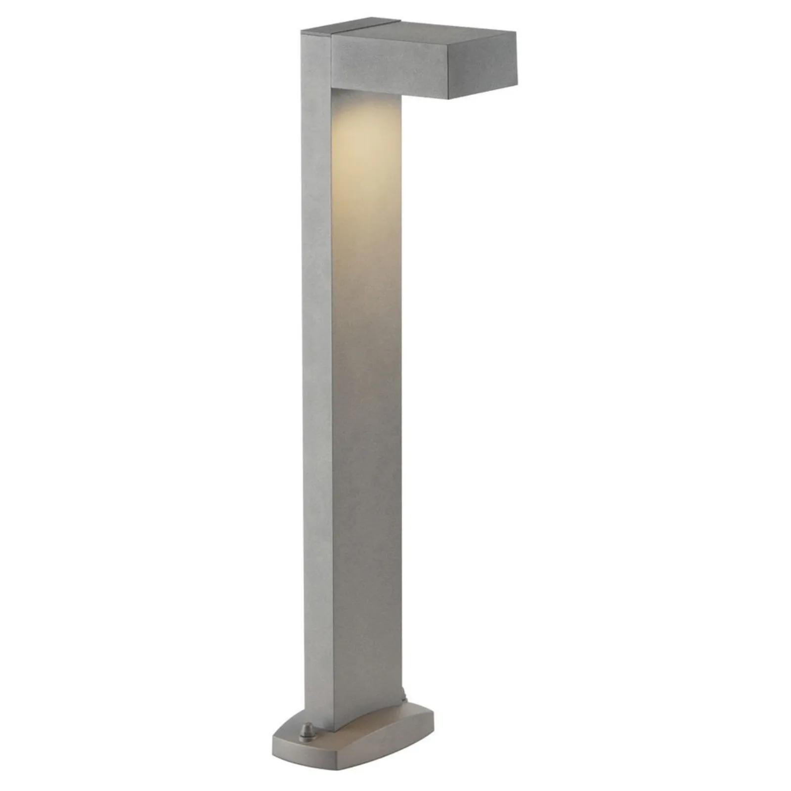 WEGELEUCHTE Quadrasyl Silbergrau - Silberfarben, Metall (22.5/75/22.5cm) - SLV