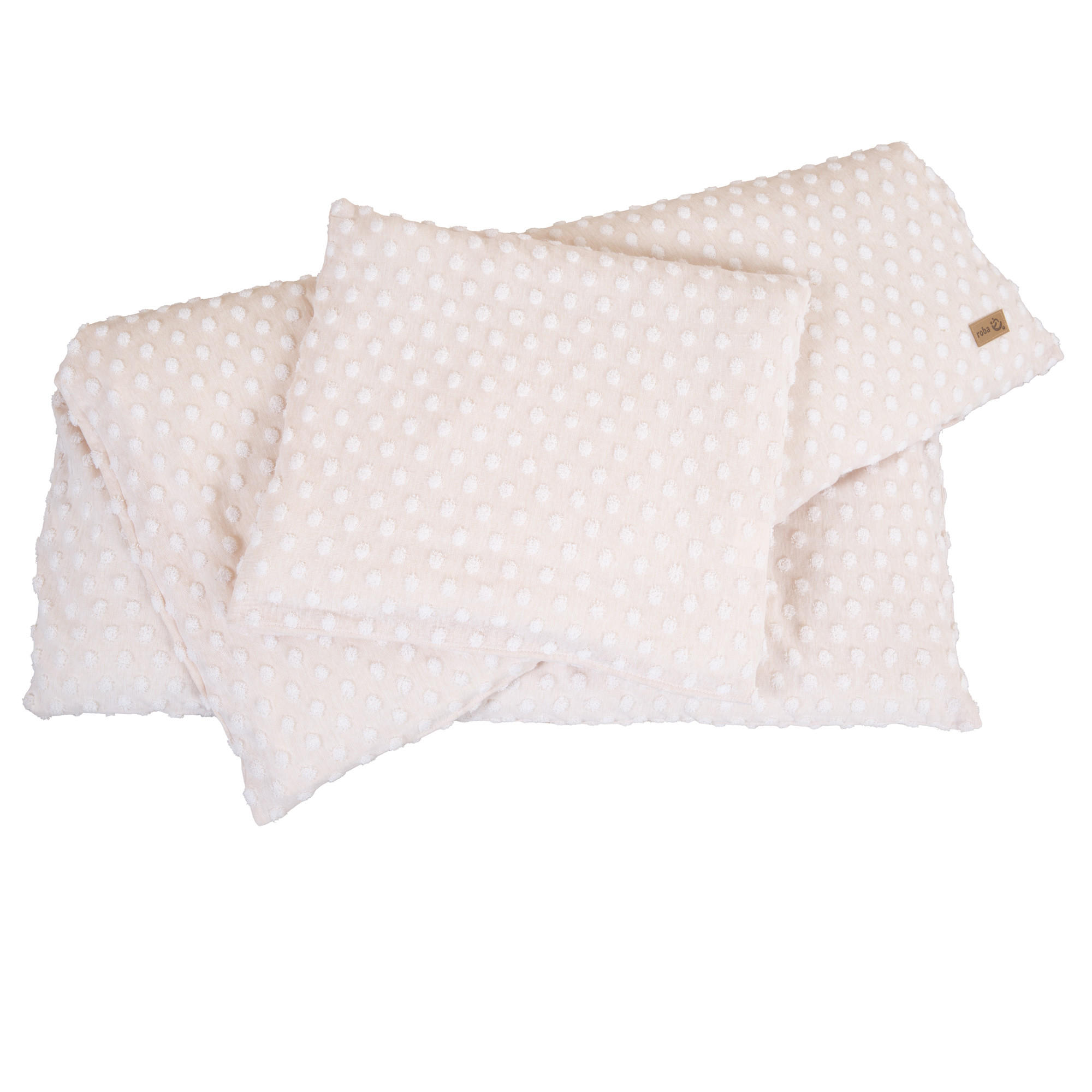 WIEGENBETTWÄSCHE Frosty Almond 80x80 cm - Beige - Beige, Textil (80/80cm) - Roba
