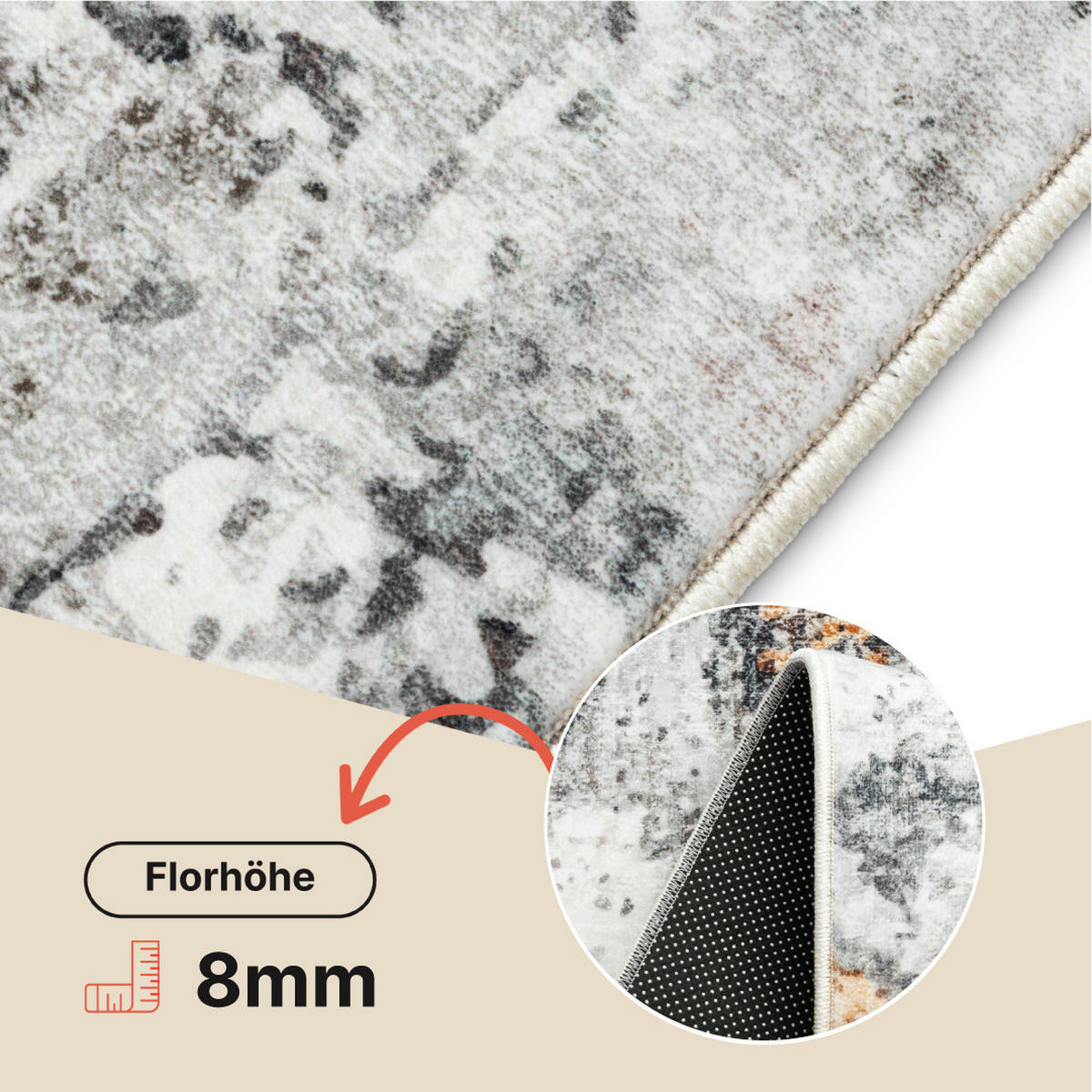 TEPPICH BARI Beige 240/330 cm - Beige, Textil (240/330cm) - Tapiso