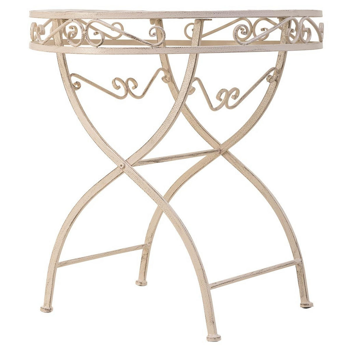 TISCH 3-tlg weiß - Weiß, Metall - Wanderlust