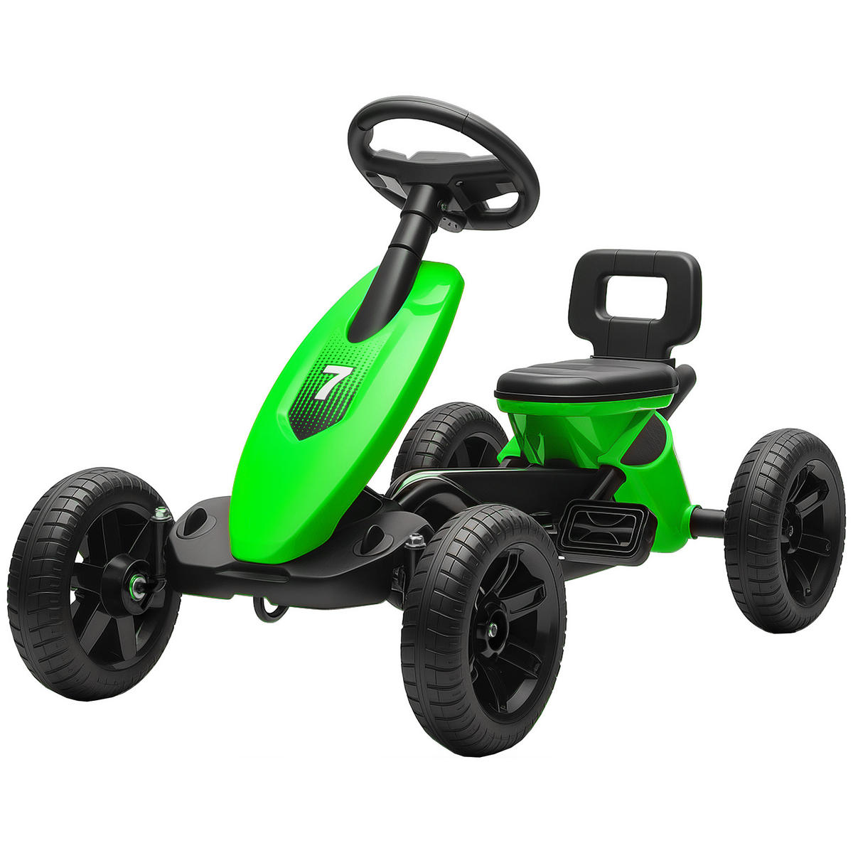 TRETKART DE-13060 leise EVA-Rollen Grün - Grün, Kunststoff (85.5/49/57cm) - ComfortXL