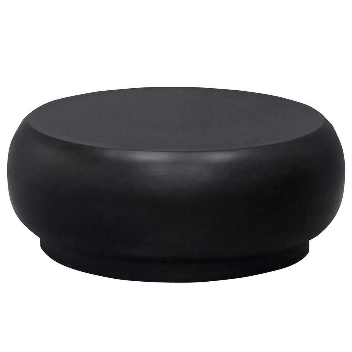 MASSIVER COUCHTISCH - Mango Schwarz - Schwarz, Holz (76/76/31cm) - home24