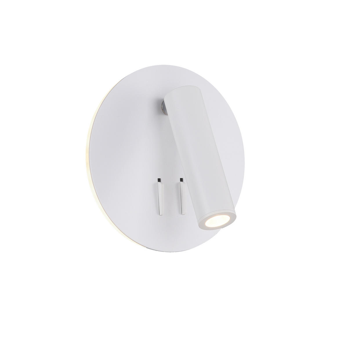 WANDLEUCHTE Ios 176 - Weiß - 14/6.5/14 cm - Weiß, Kunststoff (6.5/14/14cm) - Maytoni