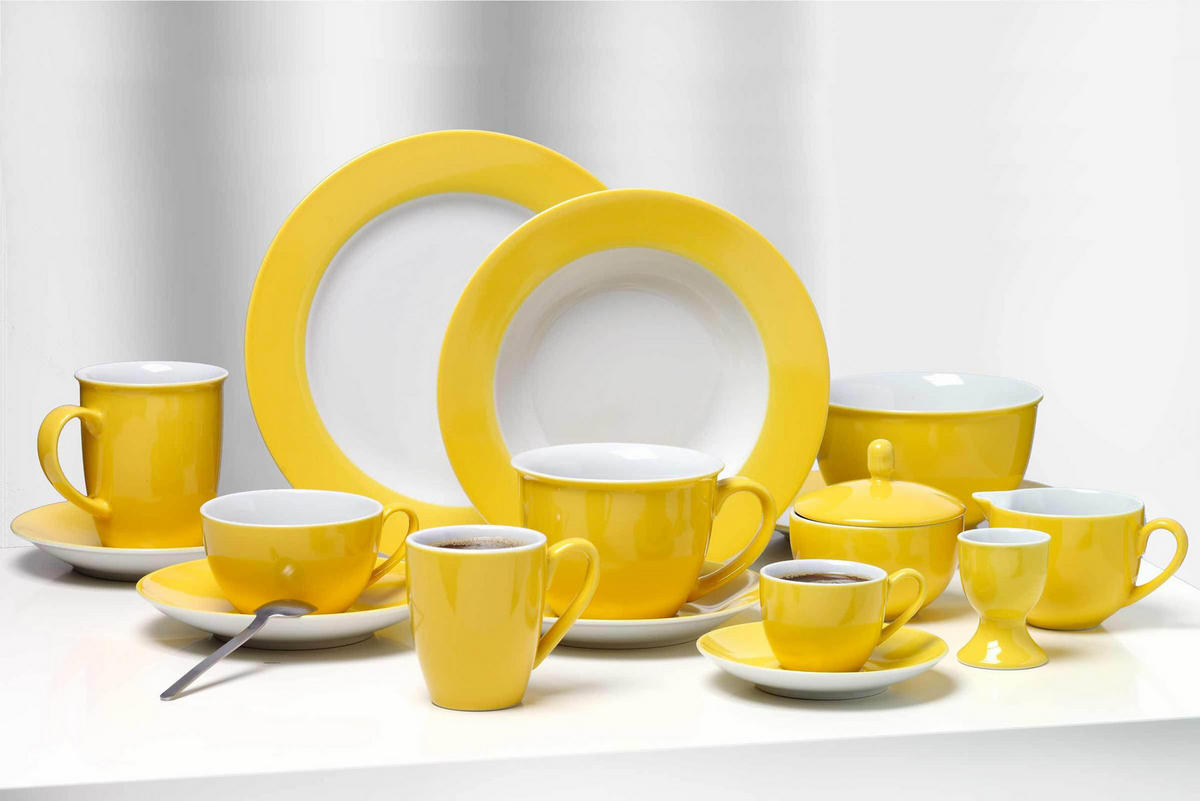 MÜSLISCHALEN Doppio bunt ø 14 cm 6er Set - Multicolor, Keramik (14cm) - Ritzenhoff Breker