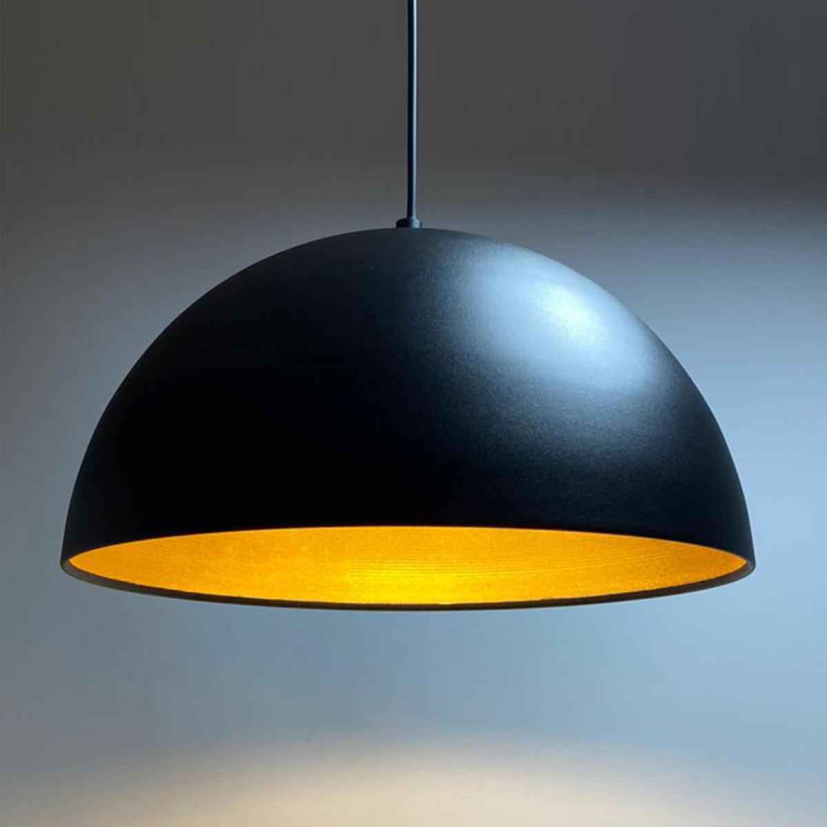 PENDELLEUCHTE Lipeo 40/23 - Schwarz, Metall (23/40/23cm) - Bamyum