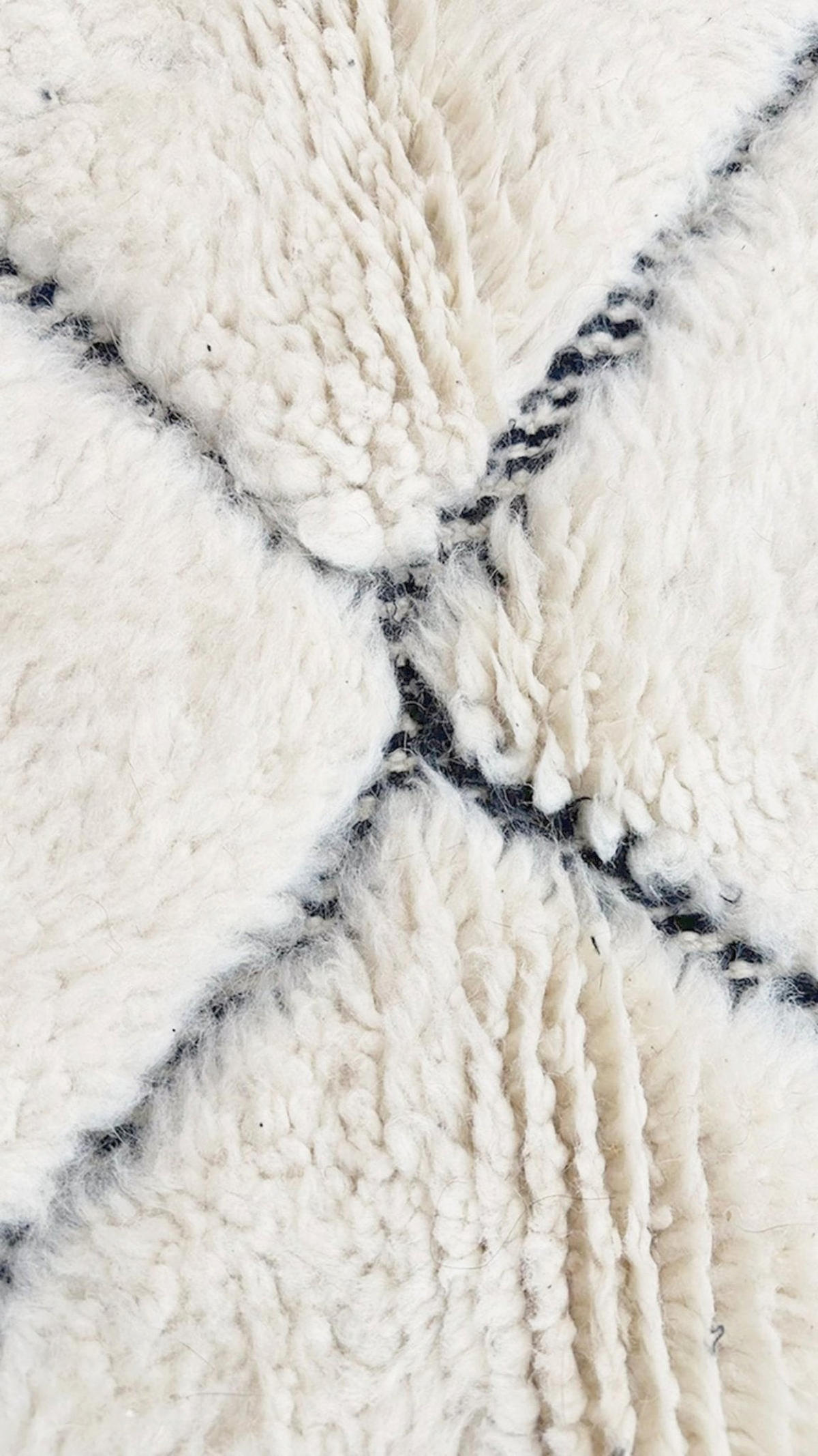 BERBERTEPPICH aus reiner Wolle 149x 250 cm - Beige, Naturmaterialien (149/250cm) - AFK Living